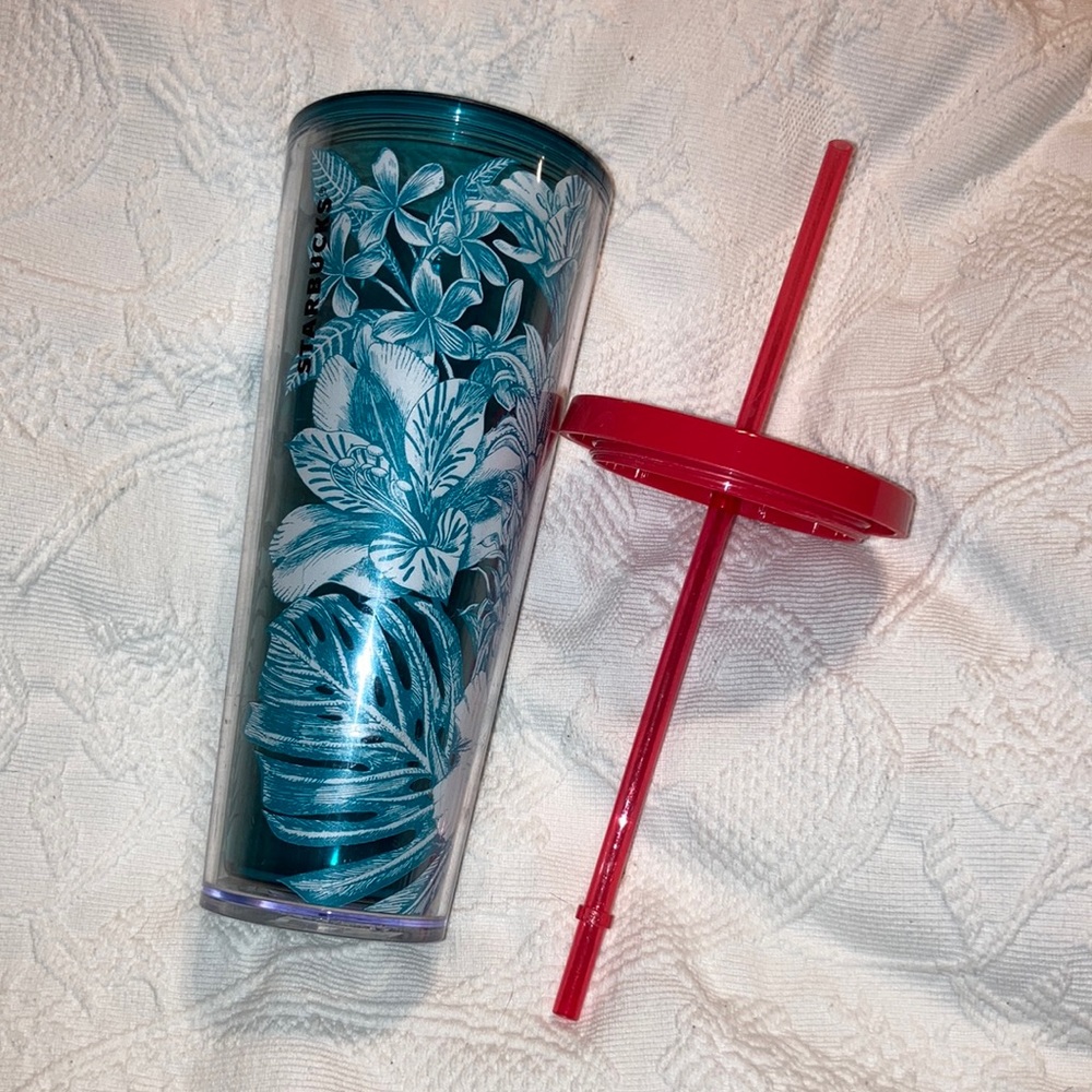 Starbucks Tropical Flower Tumbler 24oz